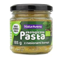 PASTA Z CIECIERZYCY I SZPINAKU Z NASIONAMI KONOPI BIO 185 g - NATURAVENA