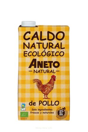 BULION Z KURCZAKA W PŁYNIE BEZGLUTENOWY BIO 1 L - ANETO NATURAL