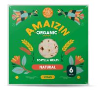 TORTILLA WRAPS BIO (6 szt.) 240 g - AMAIZIN