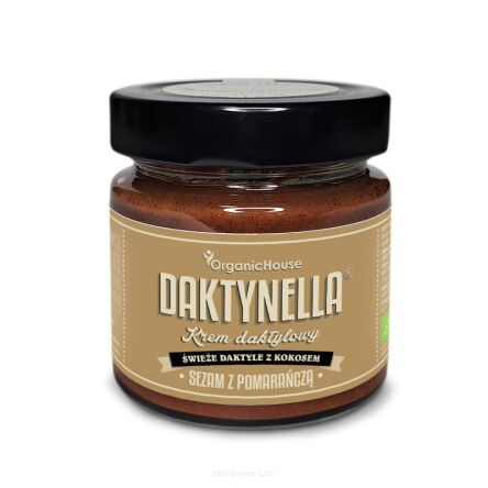 Daktynella sezam z pomarańczą BIO 190 g - OrganicHouse