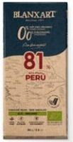 Czekolada gorzka 81% Peru bez dodatku cukru i słodzików BEZGL. BIO 80 g
