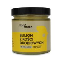 BULION DROBIOWY BEZGLUTENOWY BIO (SŁOIK) 350 ml - FOOD STUDIO