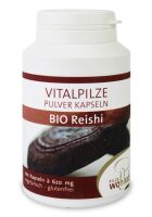 GRZYBY REISHI (LAKOWNICA LŚNIĄCA) BIO (500 mg) 100 KAPSUŁEK - PILZE WOHLRAB