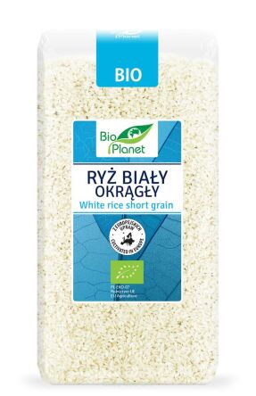 RYŻ BIAŁY OKRĄGŁY BIO 500 g - BIO PLANET