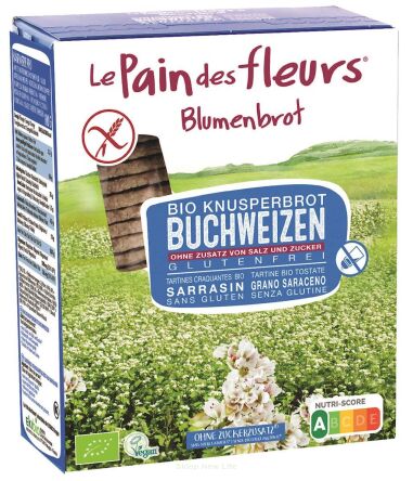 PIECZYWO CHRUPKIE GRYCZANE BEZ DODATKU SOLI I CUKRU BEZGLUTENOWE BIO 150 g - LE PAIN DES FLEURS