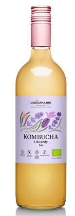 KOMBUCHA 3 LAWENDY BIO 750 ml - DELIKATNA