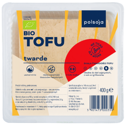 TOFU NATURALNE TWARDE BIO 400 g - WELL WELL