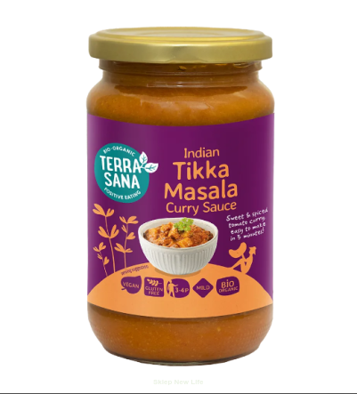 SOS CURRY INDIAN TIKKA MASALA BEZGLUTENOWY BIO 350 g - TERRASANA