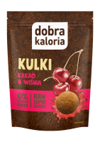 KULKI DAKTYLOWE KAKAO & WIŚNIA BEZ DODATKU CUKRÓW 58 g - DOBRA KALORIA