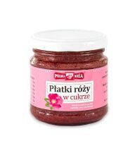 PŁATKI RÓŻY W CUKRZE 220 g - POLSKA RÓŻA