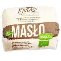 MASŁO OSEŁKA (82 % TŁUSZCZU) BIO (około 0,20 kg) - EKO KNIAŹ (NA ZAMÓWIENIE)