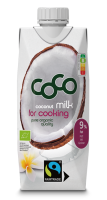 COCONUT MILK - NAPÓJ KOKOSOWY DO GOTOWANIA BEZ DODATKU CUKRÓW BIO 500 ml - COCO (DR MARTINS)