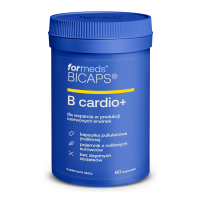 BICAPS B cardio+ zwstaw witamin B6, B9 i B12 60kaps. - Formeds