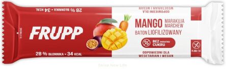 Baton FRUPP mango-marchew-marakuja 10 g - Celiko