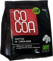 DAKTYLE W SUROWEJ CZEKOLADZIE BIO 70 g - COCOA