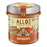 PASTA KREMOWA ARRABBIATA BEZGLUTENOWA BIO 140 g - ALLOS