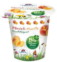 Jogurt morelowo-brzoskwiniowy z mleka siennego BIO 150 g