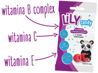 Lily candy drażetki o smaku malinowym 40 g - 7Pharma