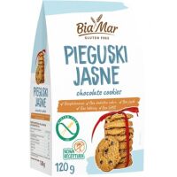 Ciastka Pieguski jasne bezglutenowe, bez dodatku cukru 120 g