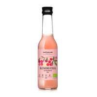 KOMBUCHA ŻURAWINOWA BIO 270 ml - DELIKATNA (ZAKWASOWNIA)