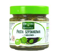 Pasta szpinakowa z bakłażanem 190 g - Helcom