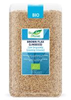 LEN BRĄZOWY (SIEMIĘ LNIANE) BIO 1 kg - BIO PLANET