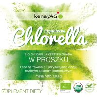 CHLORELLA ORGANICZNA W PROSZKU 200 g - KenayAg