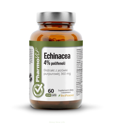 Echinacea 4% polifenoli 60 kaps Vege | Clean Label Pharmovit