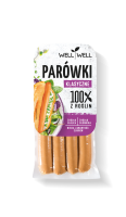 PARÓWKI ROŚLINNE KLASYCZNE 200 g - WELL WELL