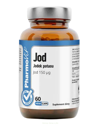 Jod jodek potasu 150 ug 60 vege kaps | Clean Label Pharmovit