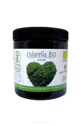 Chlorella proszek BIO 100 g - Pięć Przemian