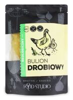 BULION DROBIOWY W PŁYNIE BEZGLUTENOWY BIO 350 ml - FOOD STUDIO