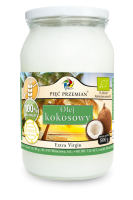 Olej kokosowy BIO extra virgin 800 g - Pięć Przemian