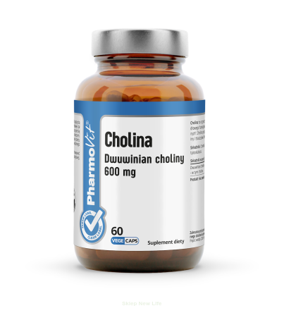 Cholina Dwuwinian choliny 600 mg 60 kaps | Clean Label Pharmovit