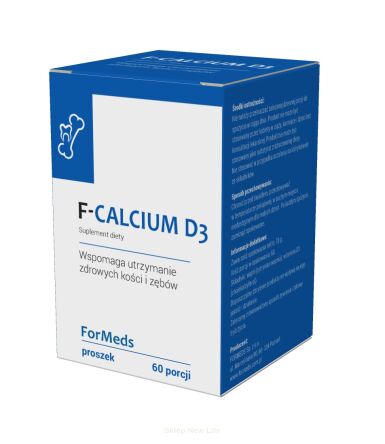 F-CALCIUM D3 Suplement diety Wapń + Witamina D3 60 porcji - formeds