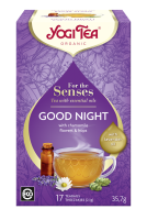 HERBATKA DLA ZMYSŁÓW NA DOBRANOC Z OLEJKIEM LAWENDOWYM (FOR THE SENSES GOOD NIGHT) BIO (17 x 2,1 g) 35,7 g - YOGI TEA