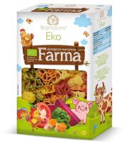 Makaron Eko Farma zwierzątka pięciosmakowe BIO 250g