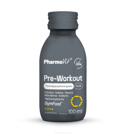 Pre-Workout Plus Formuła przedtreningowa (cytryna) 100 ml | GymFood Pharmovit