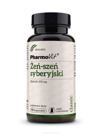 Żeń-szeń syberyjski 20:1 200 mg 90 kaps | Classic Pharmovit