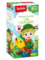 HERBATKA DLA DZIECI - LIPA, RUMIANEK I MIĘTA BIO (20 x 1,5 g) 30 g - APOTHEKE