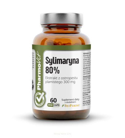 SYLIMARYNA (300 mg) BEZGLUTENOWA 60 KAPSUŁEK - PHARMOVIT (CLEAN LABEL)