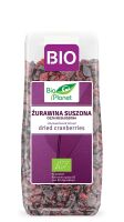 ŻURAWINA SUSZONA CIĘTA NIESŁODZONA BIO 100 g - BIO PLANET