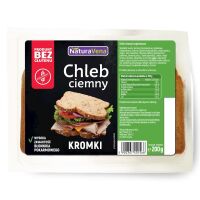 CHLEB CIEMNY BEZGLUTENOWY 200 g - NATURAVENA