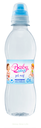 WODA ŹRÓDLANA NIEGAZOWANA BOY 250 ml - AQUA EAST (BABY ZDRÓJ)