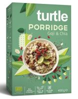 OWSIANKA Z JAGODAMI GOJI I NASIONAMI CHIA BEZ DODATKU CUKRÓW BEZGLUTENOWA BIO 400 g - TURTLE