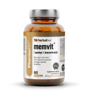 Memvit™ pamięć i koncentracja 60 vege kaps | Herballine™ Pharmovit