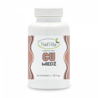 Miedź tabletki 60tabl 150 mg - NatVita