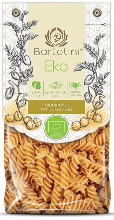 MAKARON PROTEINOWY (Z CIECIERZYCY) ŚWIDERKI BIO 250 g - BARTOLINI