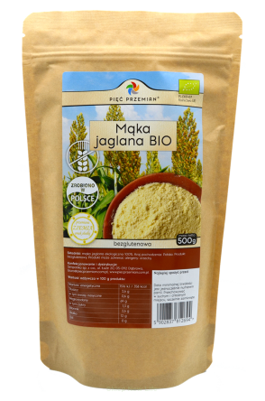 Mąka jaglana BIO 500 g - Pięć Przemian