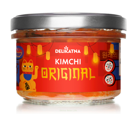 KIMCHI ORIGINAL 200 g - DELIKATNA (ZAKWASOWNIA)